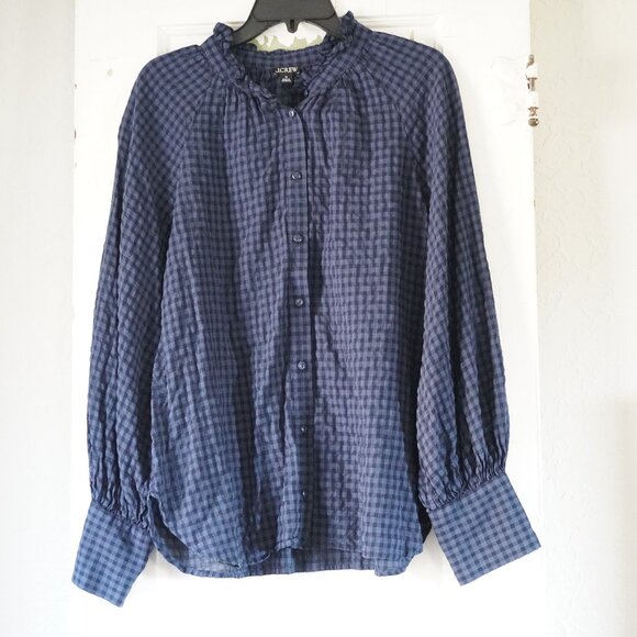 J. Crew Plaid Button Down size 16 - Picture 1 of 9